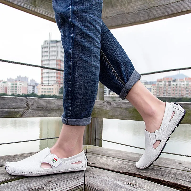 Breathable Leather Loafers - Comfort and Style Redefined