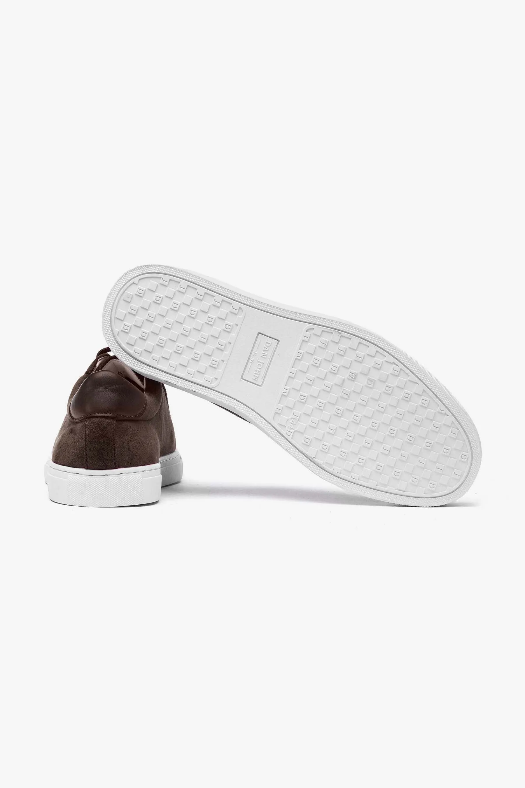 Sneakers scamosciate marrone